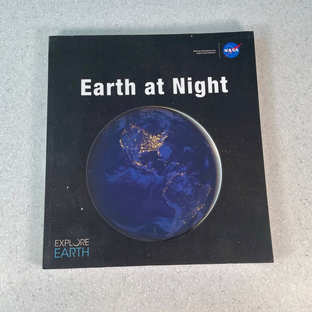 NASA Earth at Night Our Planet in Brilliant Darkness Hardcover Book Space Photo